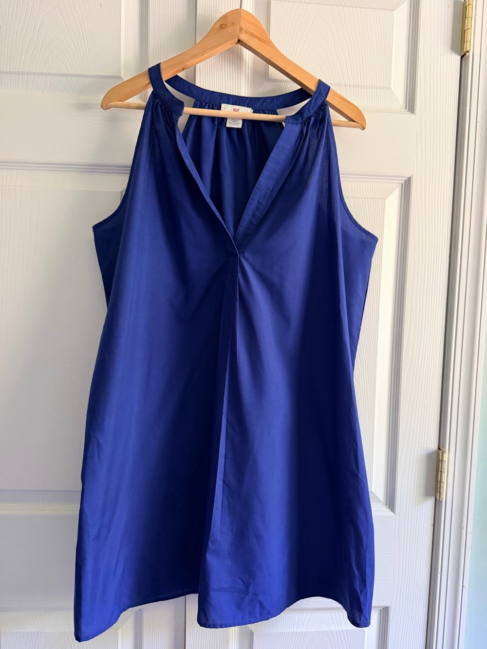Vineyard Vines Blue Sleeveless Popover Shift Dress Size Estimated XL
